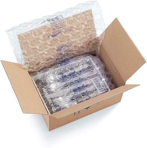 Miniatura 4 de Am-Ink Cojín de aire para hacer burbujas, película de envoltura de burbujas de 1/2 pulgada, ancho de burbujas de aire grande, 12 pulgadas x largo