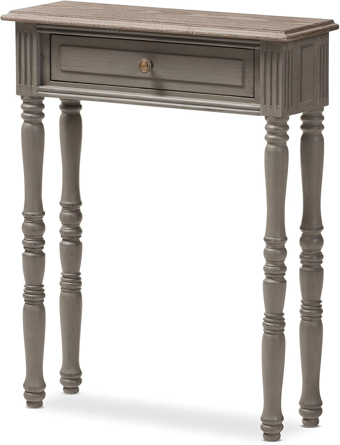 Baxton Studio Talence Console Table, Brown