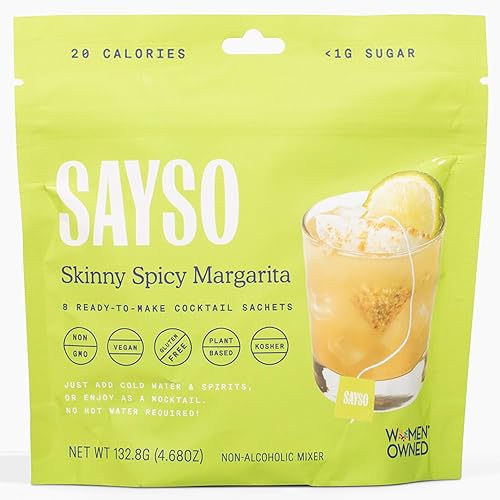 SAYSO Skinny Spicy Margarita Original Cocktail Tea Bag | Cocktail