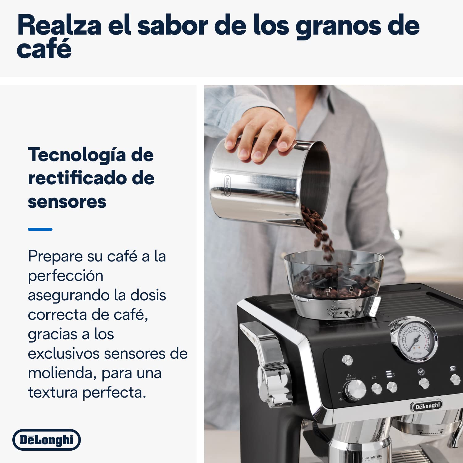 De'Longhi La Specialista Prestigio EC9355.BM Cafetera expreso con molinillo integrado y boquilla profesional para espumar la leche, 2 L, negro