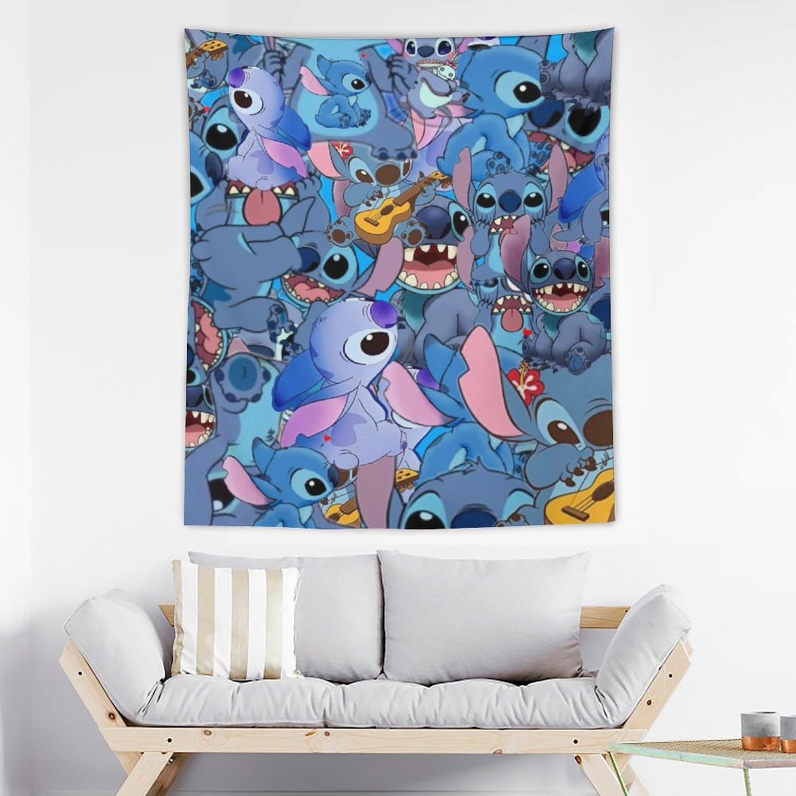 Amazon.co.jp: Stitch スティッチ タペストリー 壁掛け壁画 窓カーテン