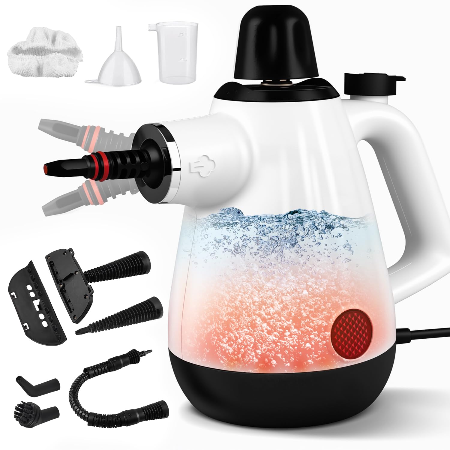 Handheld Steam Cleaner for Home Pressurized Deep Cleaning Steamer for Cleaning for All Surfaces with 9 Accessories Multipurpose