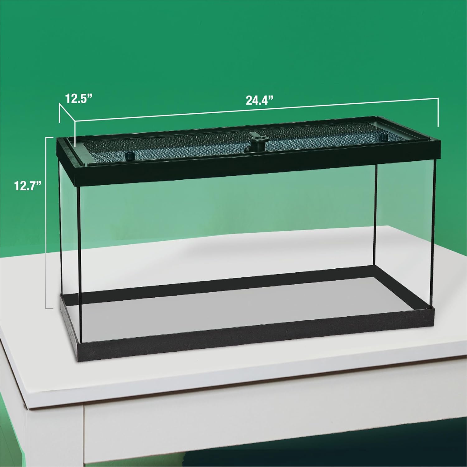 Tetra ReptoHabitat Kit for Aquatic Reptiles and Amphibians, 15 Gallons, Create a Home for Aquatic Juvenile Turtles, Frogs, Newts and Salamanders, 24.4 x 12.5 x 12.7 inches