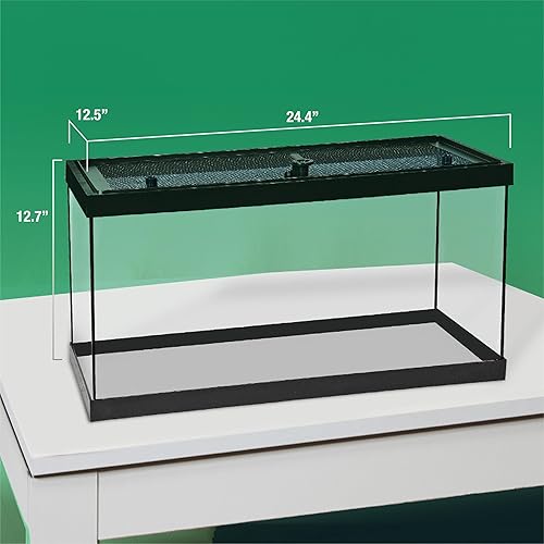 Miniatura 10 de Tetra Aquatic Turtle Deluxe Kit de 20 galones acuario con filtro y lámparas de calefacción 30 pulgadas NV33230