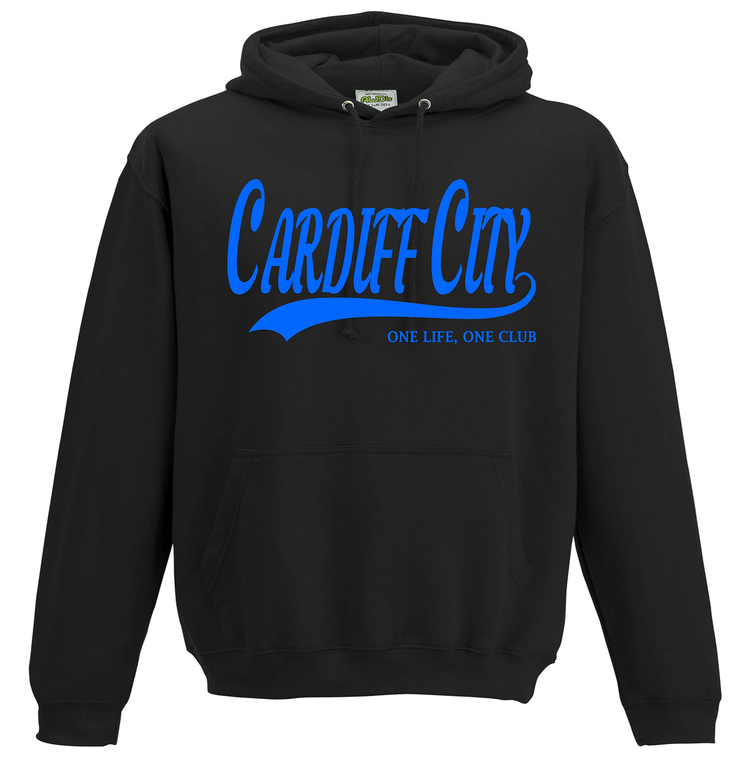 Cardiff One Life, One Club. Premium Hoodie Gift Large Black
