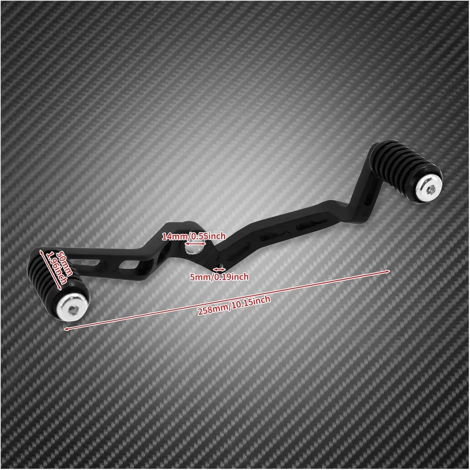Motorcycle Lever Shifter Motorcycle Gear Heel Toe Shift Lever Shifter Floor Boards Black Fit for Harley Sportster Nightster RH975 2022-2024