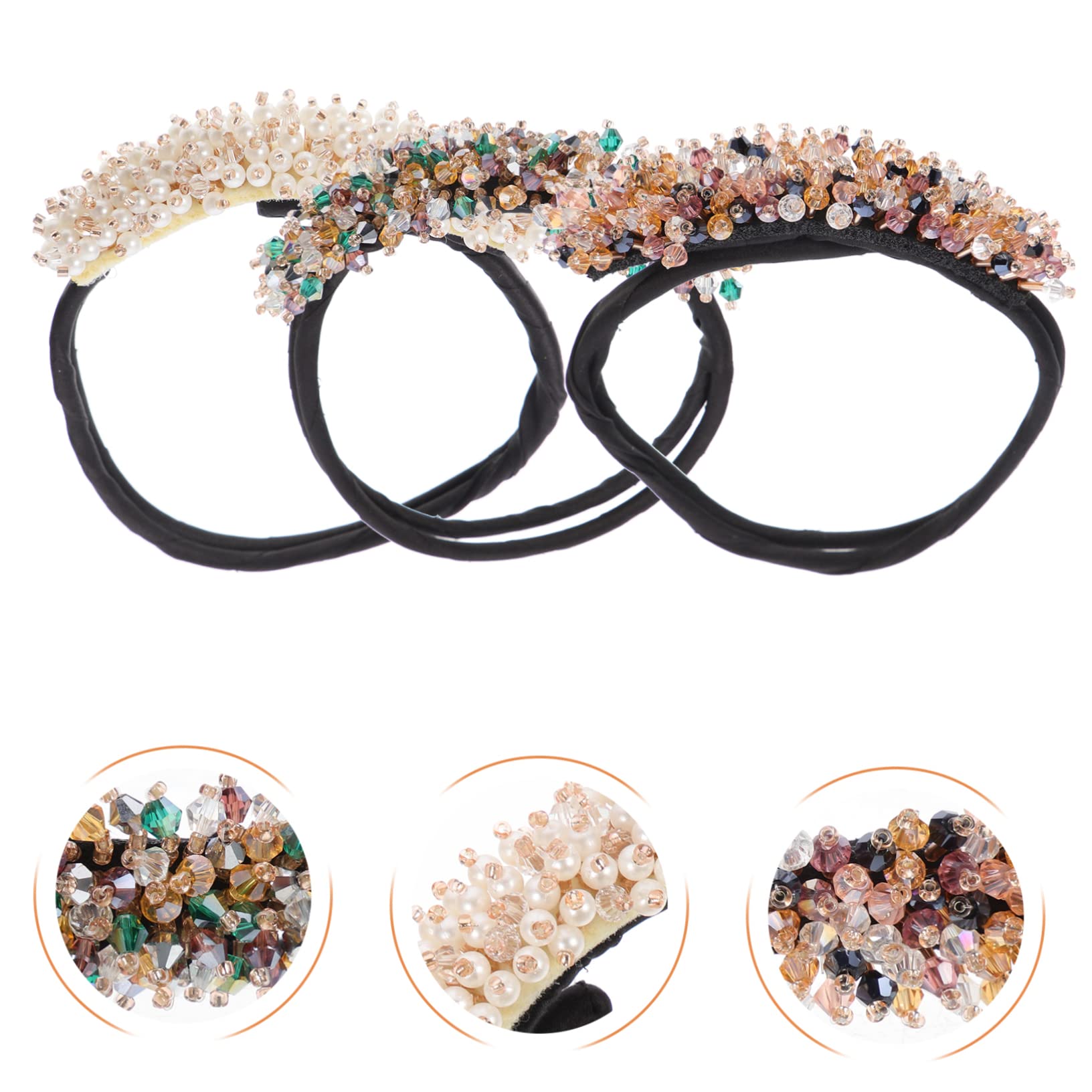 minkissy 12piezas Herramientas Para Peinados De Moño Fabricante De Moños Para Mujeres y Niñas Diseño Práctico y Color Aleatorio Para Cabello y Estilos Rápidos