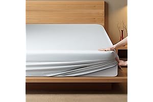 Queen Fitted Sheet Only from Natural Fibre, Luxurious Bedding