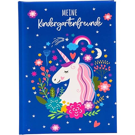 Kindergarten Freundebuch [Einhorn] für Mädchen und Jungs | Alle meine