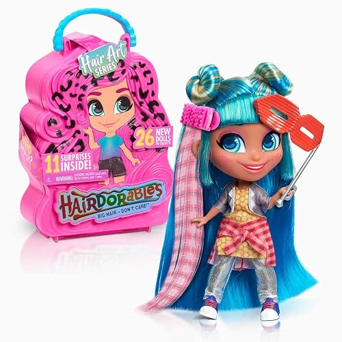 Hairdorables, Poupée (Serie 5) avec 11 Surprises, Hair Art, Cheveux