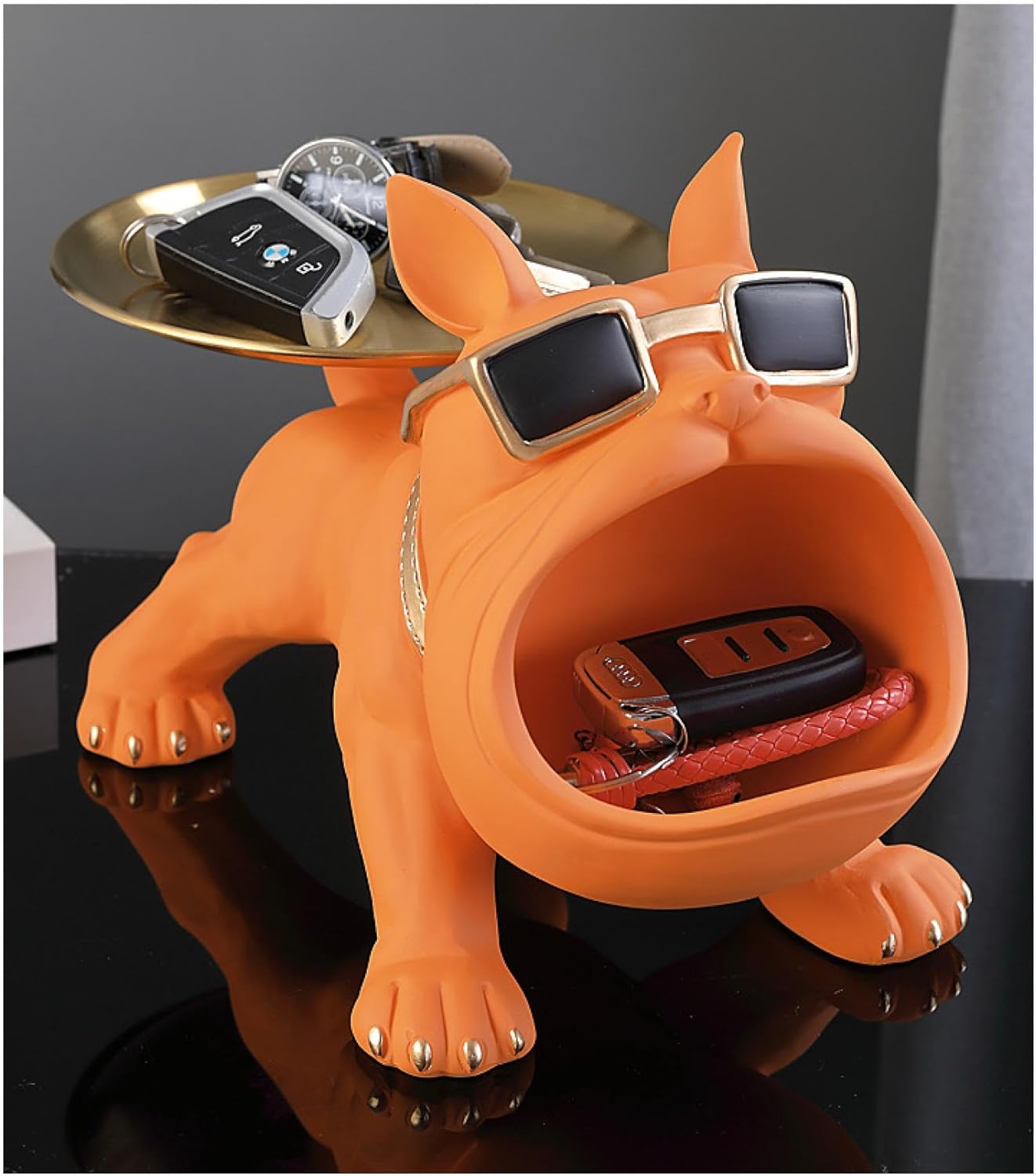 Creative Pit Bull Entrance to The Door to Put The Key Ornaments Entrance Shoe Cabinet Storage Box Home Decorations Housewarming Gifts