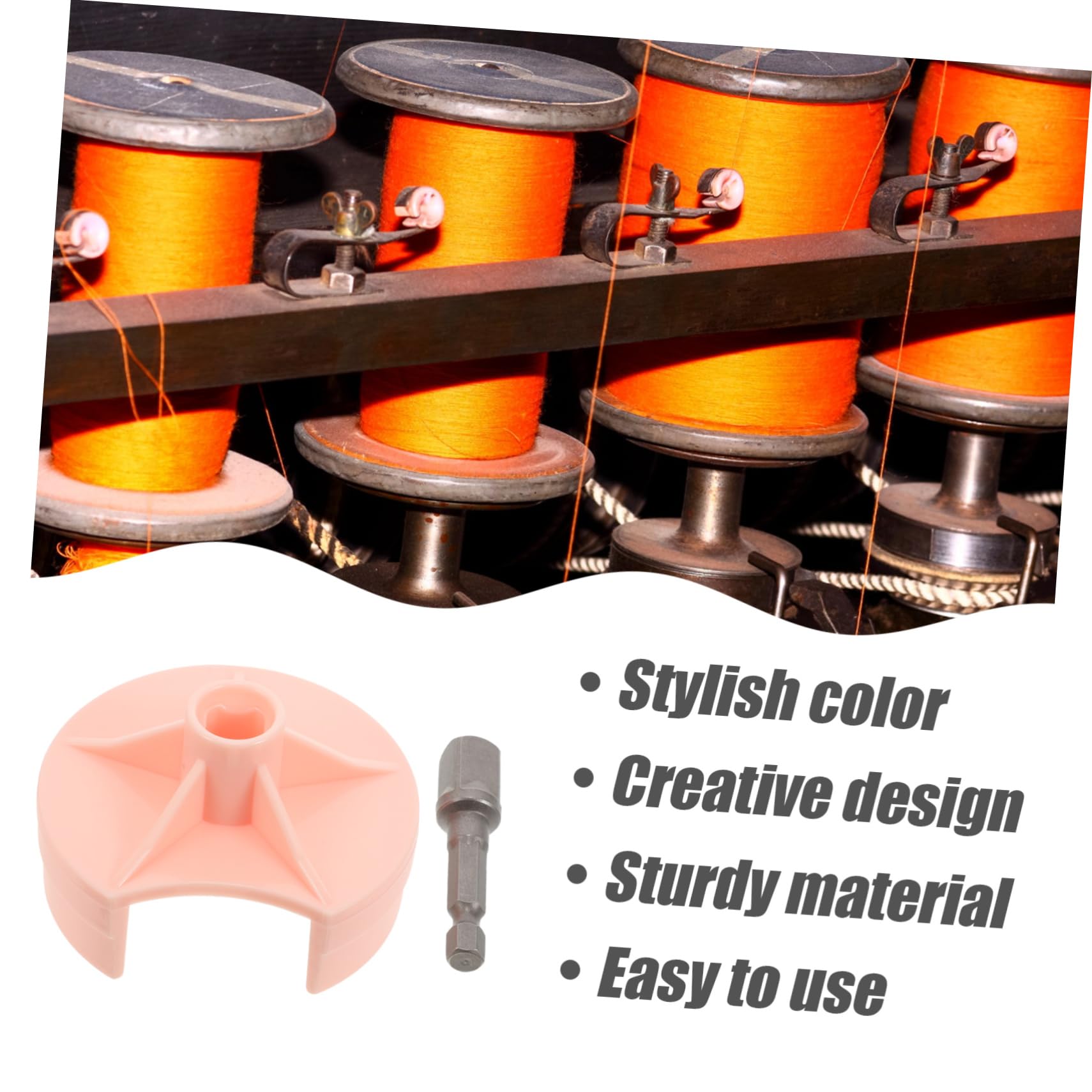 CIMAXIC Knitting Machine Drill Attachment Quick Knit Machine Accessory Fast Knit Bit Adapt