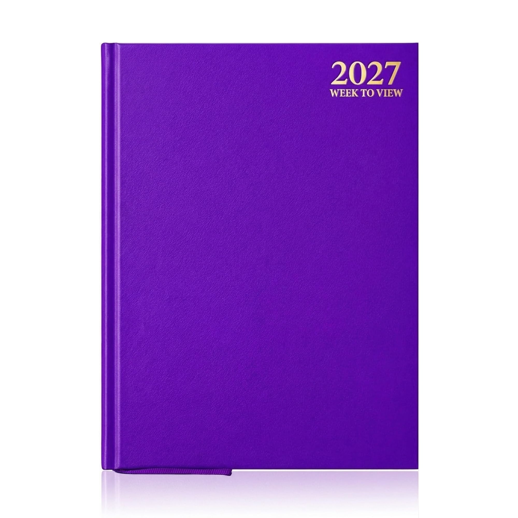 G4GADGET A5 2027 Week To View Purple Diary Hardback