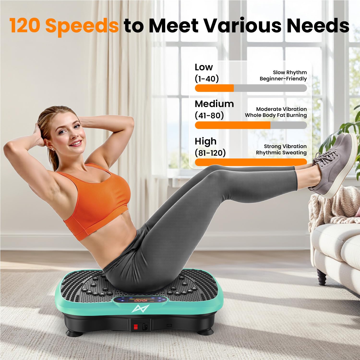Plateforme Vibrante AXV-FR78 Pour Sport à Domicile, Appareil De Fitness全身 Vibrant, Idéal Pour Affiner La Silhouette