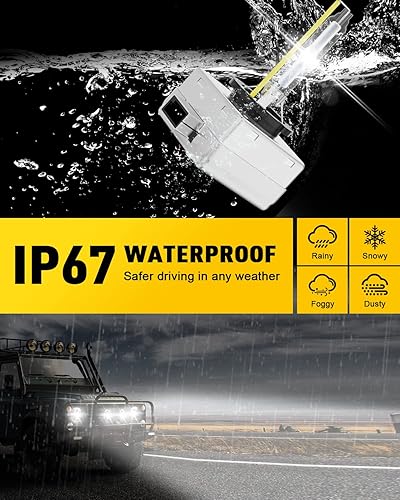 Miniatura 6 de Bombilla HID D3S para faros delanteros, bombilla HID D1S, 6000 K, luz blanca fría de 35 W, D3S D1S, bombillas HID de haz alto y bajo
