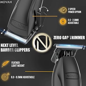 MADESHOW プロフェッショナル バリカン Amazon.co.jp: Novah® 男性用プロフェッショナルバリカン