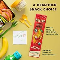 Vista 3 de Solely - Charqui de frutas orgánicas Un ingrediente Vegano Sin OGM Sin gluten Sin agregado de azúcar
