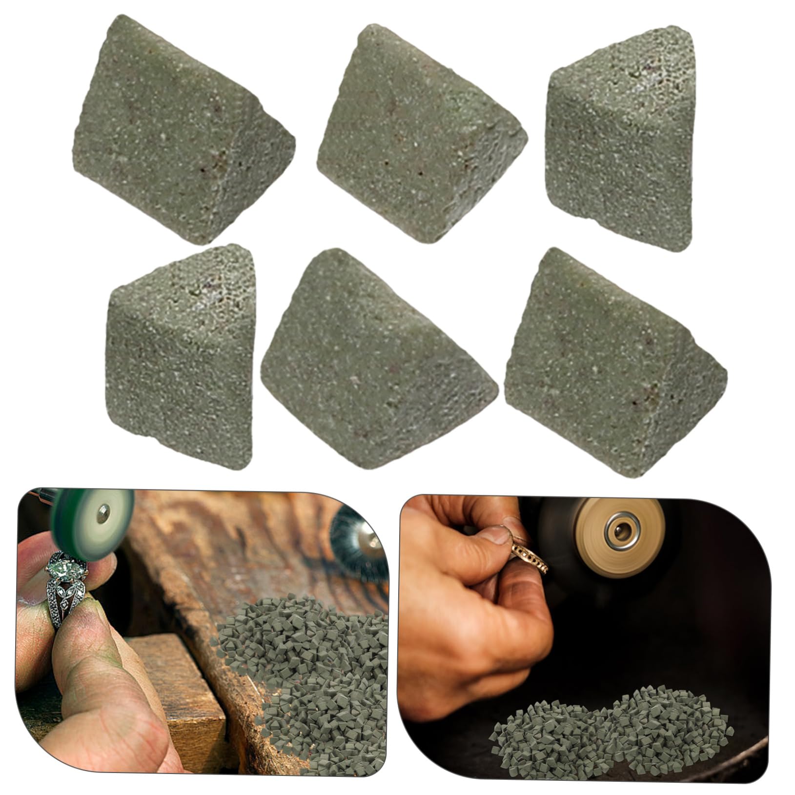 SOLUSTRE Abrasive Polishing Machine Jewelry Polishing Abrasive Tumbler Finishing Ceramic Triangle Import