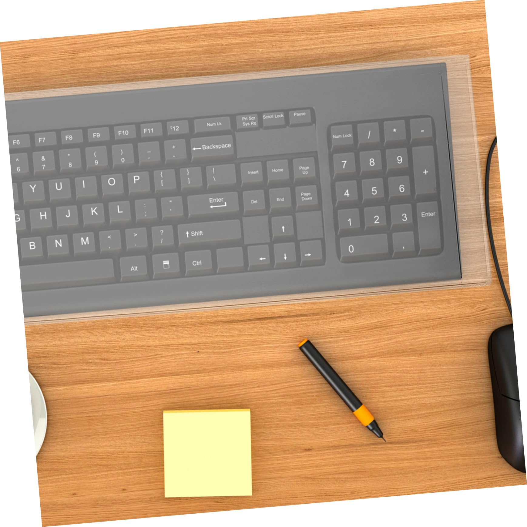 Angoily Acryl Staubdichte Schutzhülle Tastaturabdeckungen für Mechanische Tastaturen Transparente Einfache Installation Geeignet für Katzen und Gaming Keyboard
