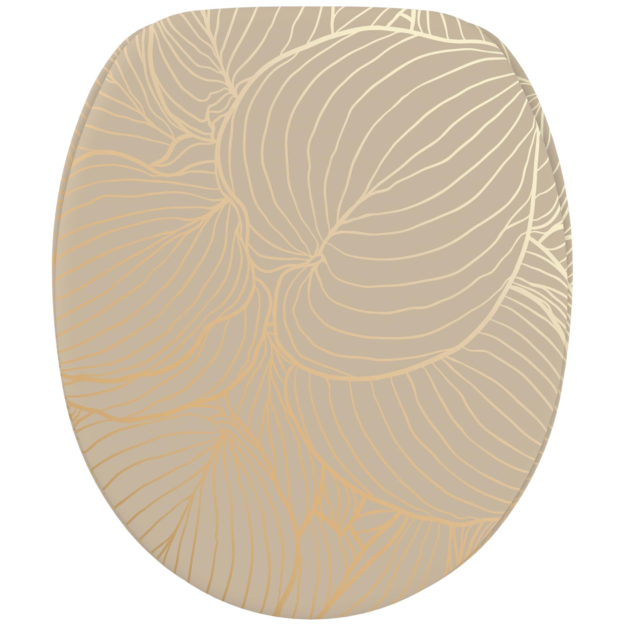 Sanilo Soft Close Toilet Seat, Wide Choice of New Toilet Seats, Stable Hinges, Easy to Mount (Hosta), 47 cm x 37.7 cm - Image 2