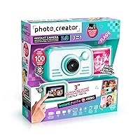 Photo Creator Instant Print Camera 2.0, carta fotografica REALE! Touch screen da 3