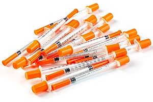 Selank 1ml Orange Syringe with 30G - Diameter 0.3mm/0.011Inch-Long 13mm/0.5Inch (20)