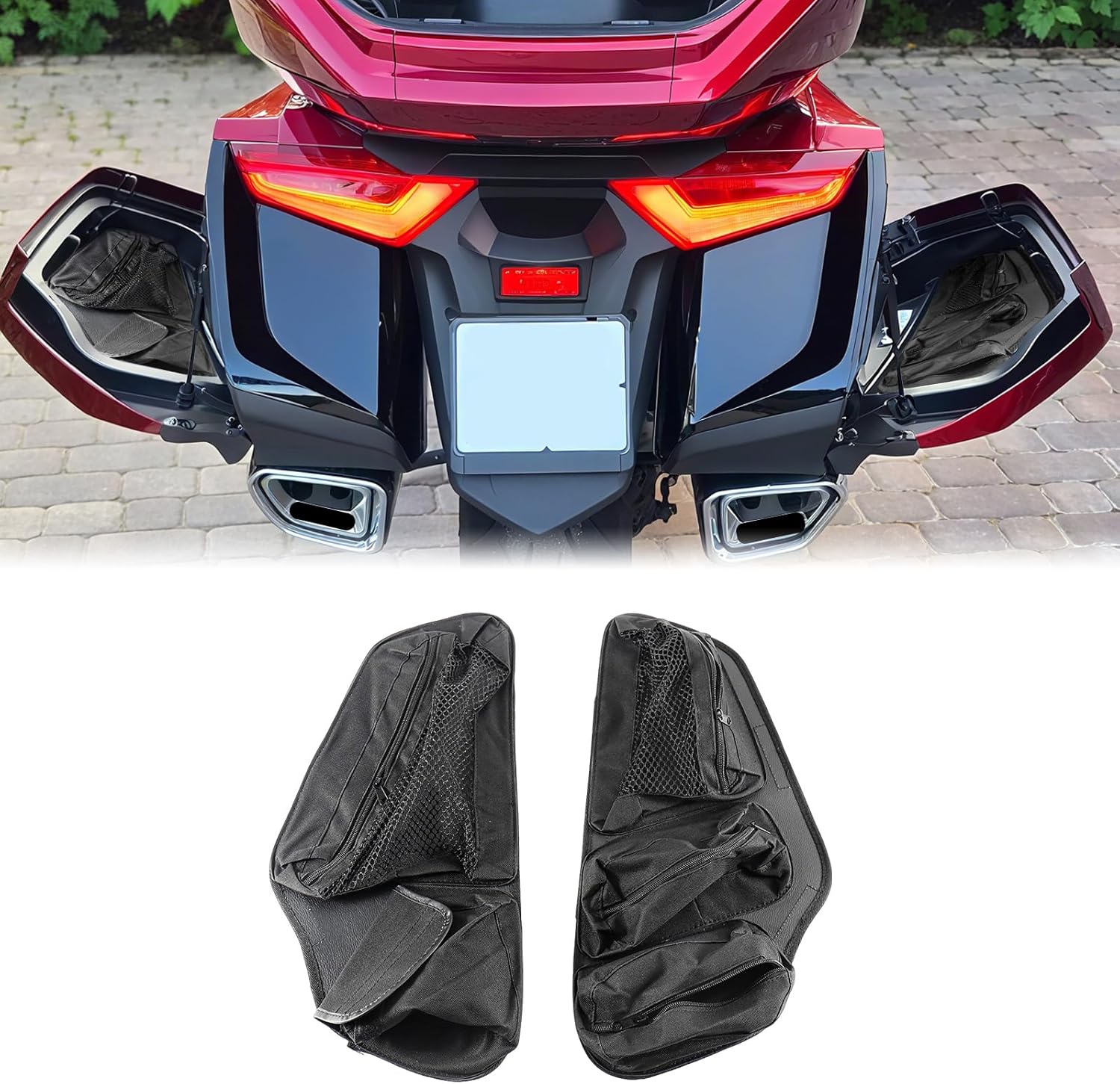 Saddle Bag Liners for Honda Gold Wing GL1800 F6B 2018-2024 Side Bag Lid Organizer