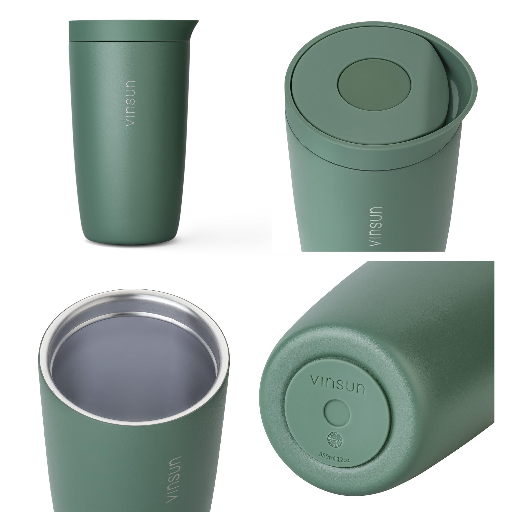 SNUG Thermosbeker 350 ml - keramische coating voor pure smaak