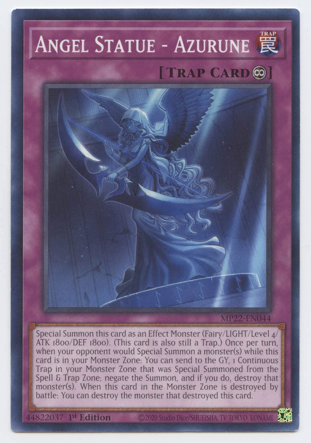 Yu-Gi-Oh! Angel Statue - Azurune - MP22-EN044 - Common