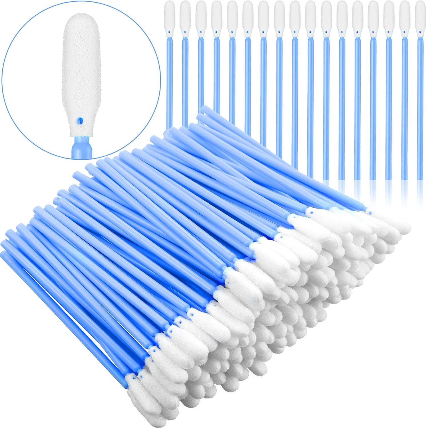100 Bâtonnets De Nettoyage En Mousse - Pour Imprimante, Appareil Photo, électronique - Sans Peluches
