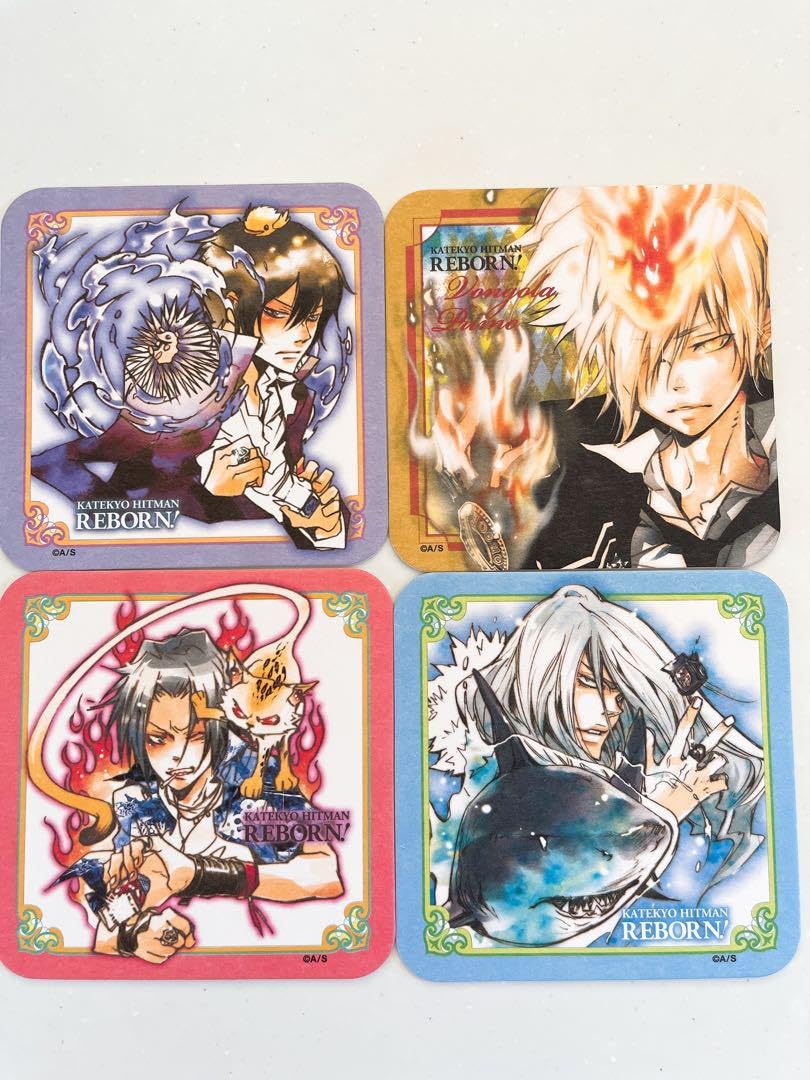 REBORN ジャンプ展 アートコースター ヴァリアー 6枚セット 天野明展 