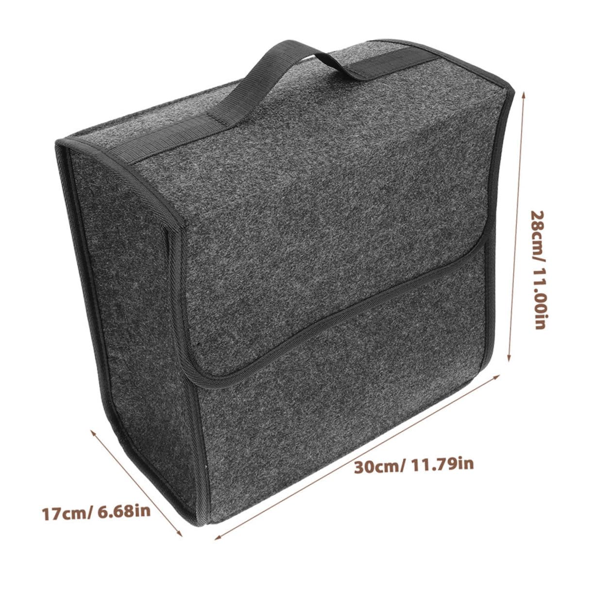 Organizador de Maletero de Coche de Fieltro Plegable 2 Piezas
