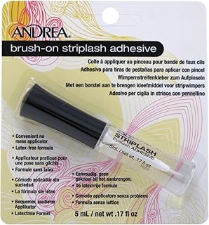 Andrea Brush-On Striplash Adhesive 0.17 Ounce (5ml) (2 Pack)