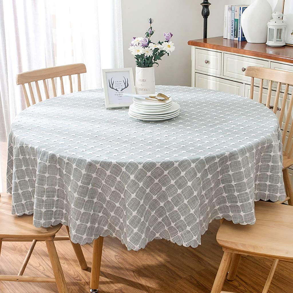 Nappe de Noël rectangulaire lavable pour table de fête 4 à 8 places