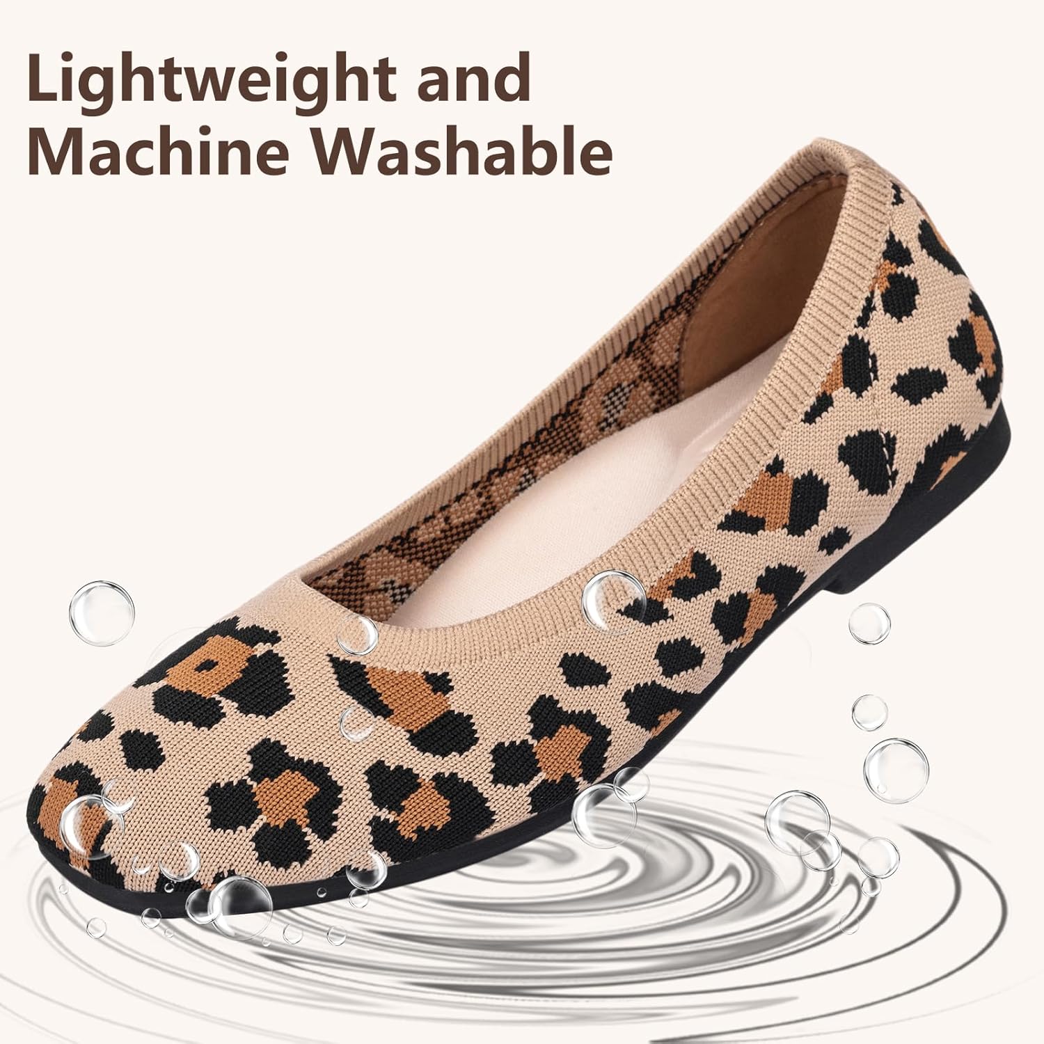 Frank Mully Women's Flats Square Toe Flats Comfortable Slip on Washable Ballet Flats Shoes for Women Dressy Work - Image 5