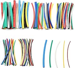 D-Orange 140 Heat Shrink Tube Insulation Shrink Tubing 7 Colours 5 Sizes 2:1 Contraction Ratio for Wire Ends, Process Transitions