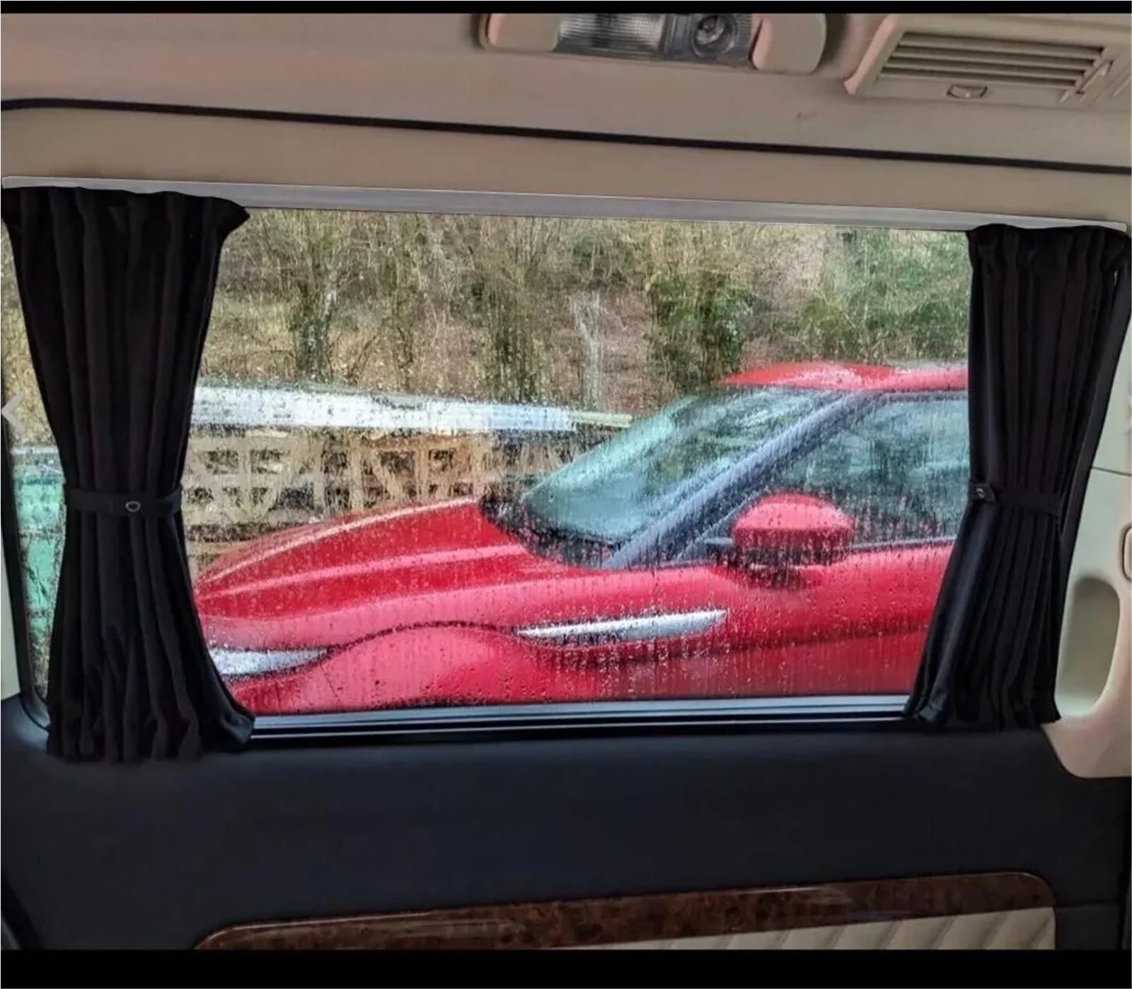 Cortinas Coche, Cortinas Camper Cortina Universal for Autocaravana con rieles Rectos de 140 cm, protección Solar, Piezas Interiores for, Barco y Furgoneta Camper(55cm)