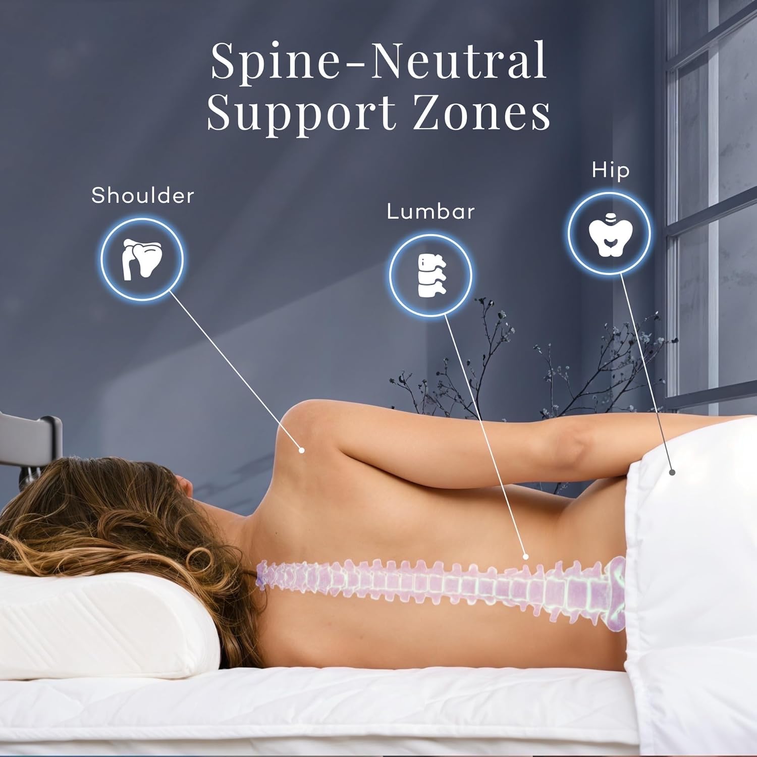 Mattress V2 - Pocket Spring Orthopedic Mattress with Motion Isolation Technology, Temperature-Regulating Cover, Medium Firm Support for Back Pain Relief (King) image 4