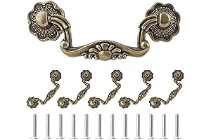 Elegant 3" Dresser Drawer Pulls with Vintage Charm