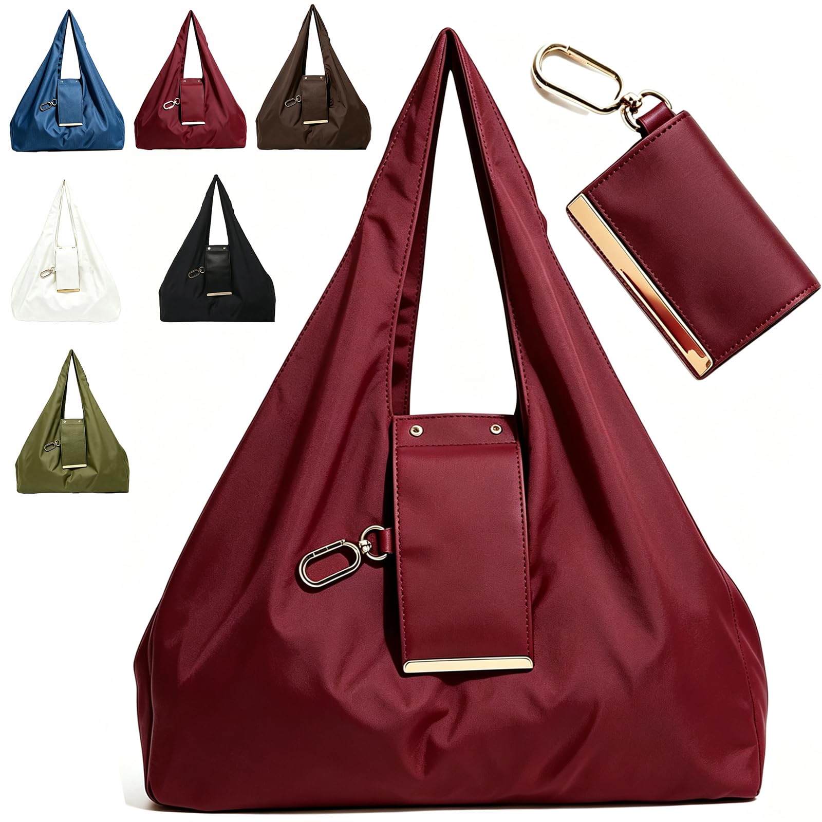 YZDYSHJ Foldable Tote Bag Keychain - Shopping Bags Foldable