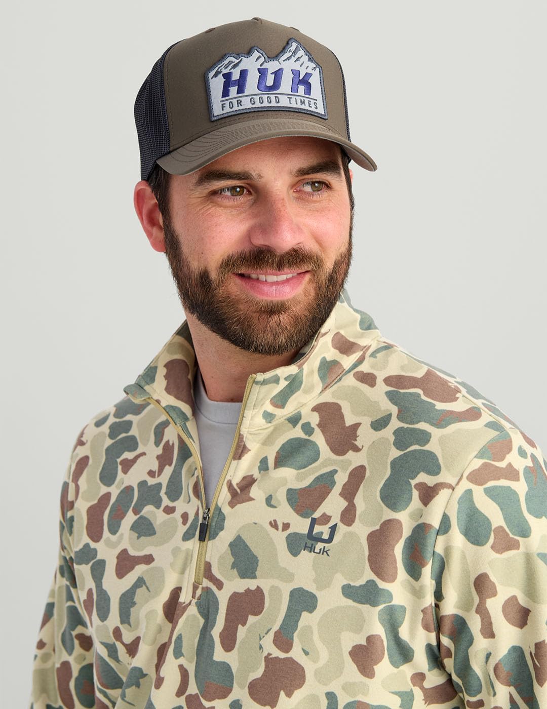 HUK Men's Leeward Lightweight Fleece 1/4 Zip, Warm and Comfortable Pullover for Fishing and Outdoor Activities - Image 3