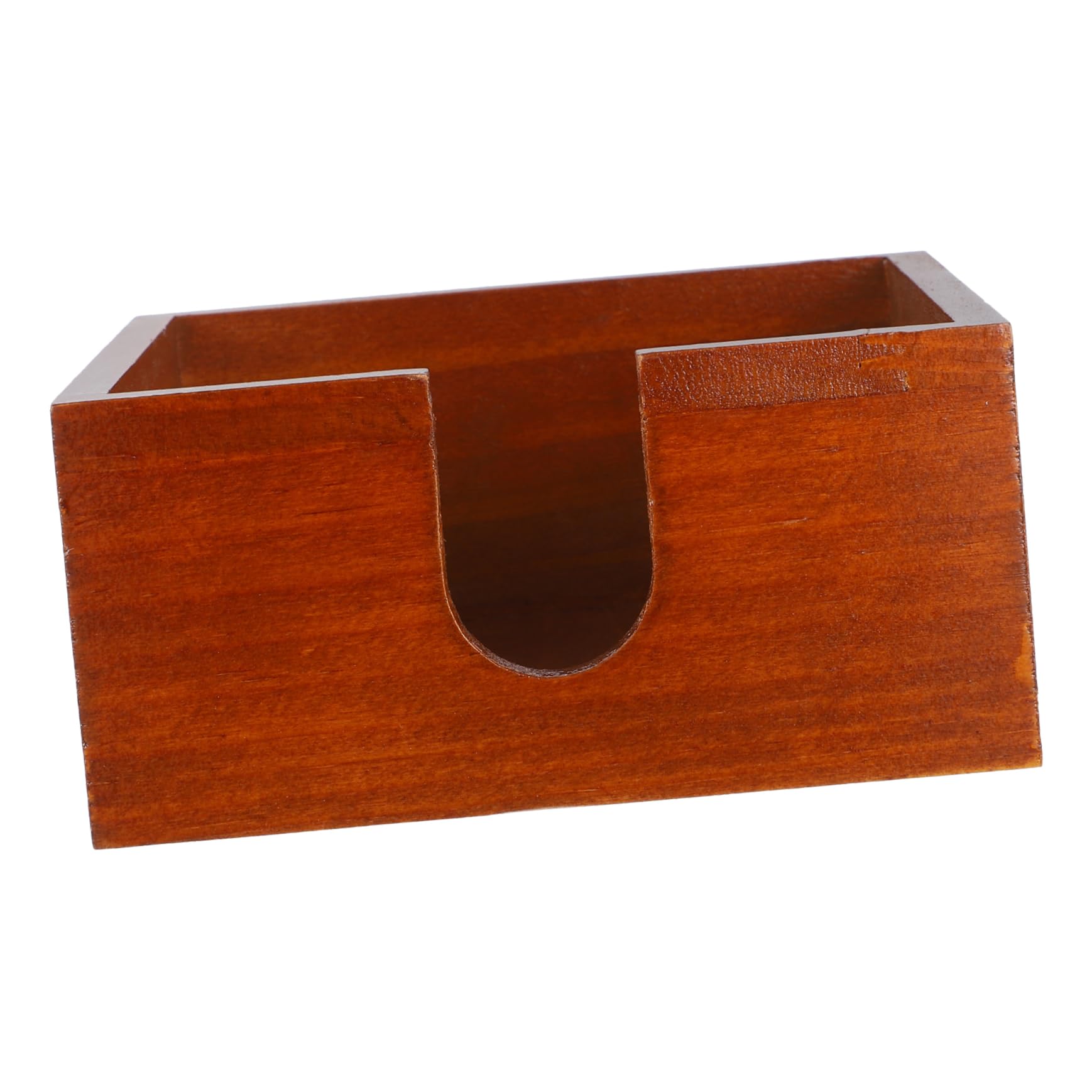 ABOOFAN Dispensador De Servilletas De Madera De 4 Piezas Para El Hogar Y La Oficina Soporte Moderno Para Servilletas Base Plana Para Mayor Estabilidad.