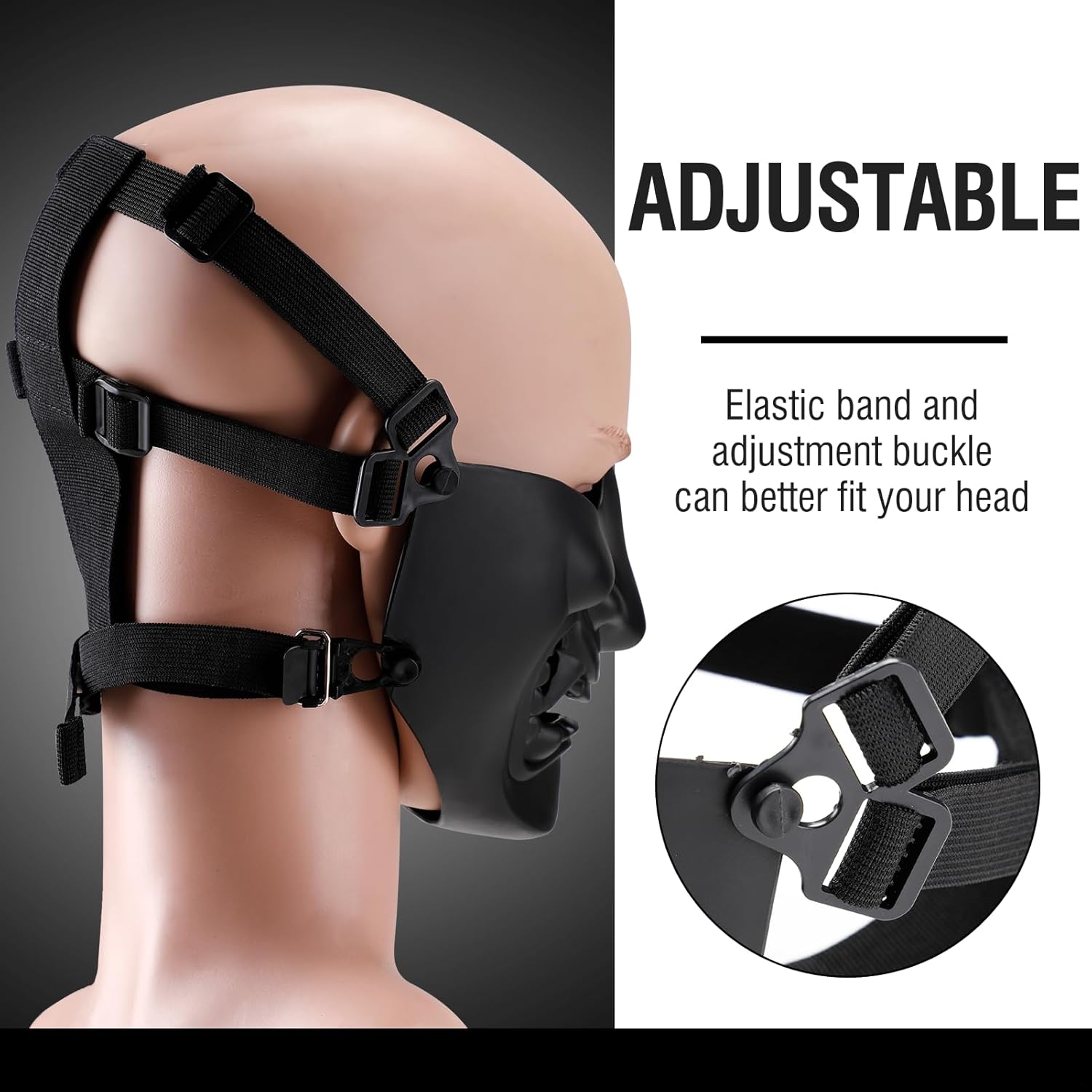 Airsoft Mask Fashion Half Face Outdoor Game Protective