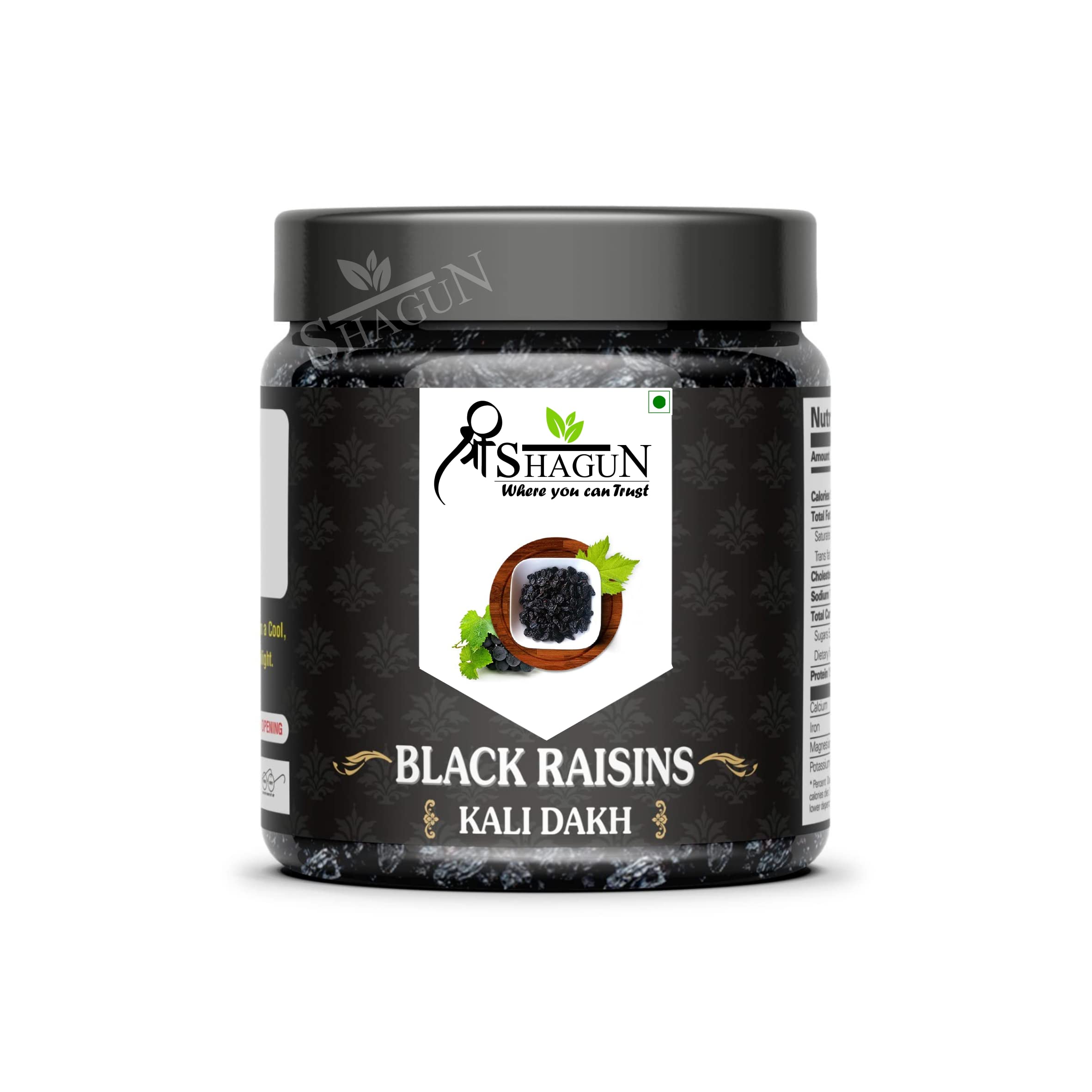 ???? SHAGUN Premium Afghani Seedless Black Fresh Raisins - 1Kg (Jar Pack) (B09JNNZQGK) Amazon Price History, Amazon Price Tracker