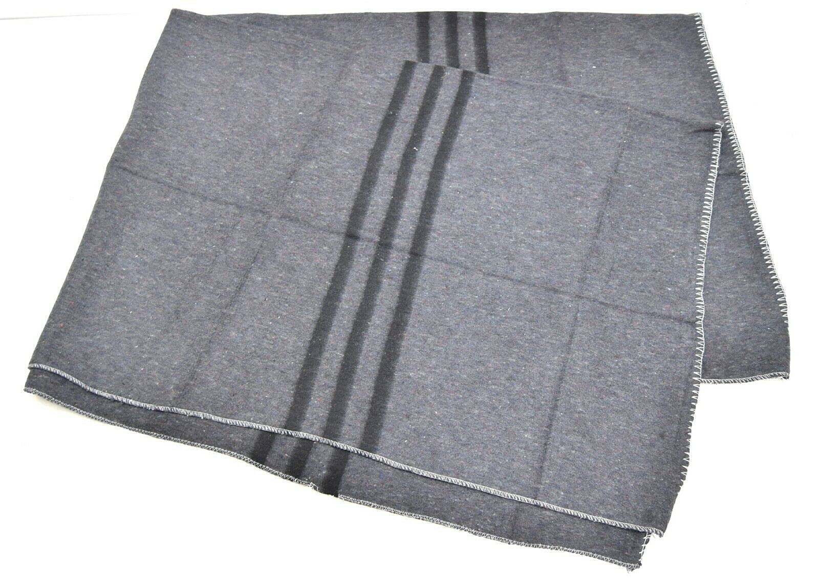 Mctiesnew Military Anthracite Grey Army Surplus Blanket