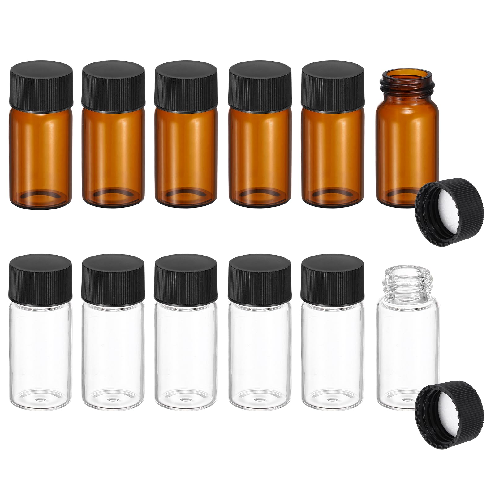 Fioles d'échantillons en verre de 20 ml pour organiser vos huiles de massage