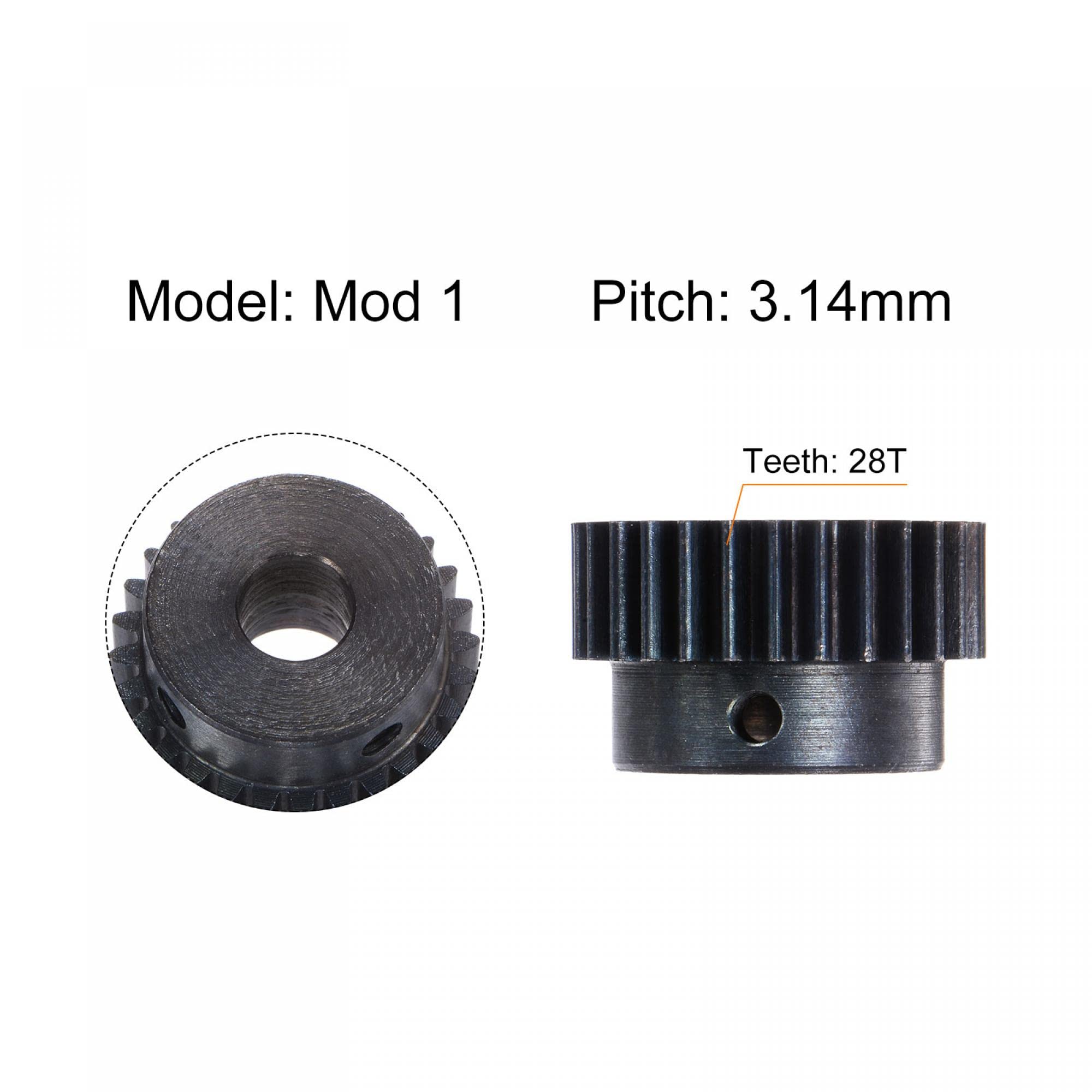 Sourcing Map Mod 1.5 Lot De 2 Pignons De Moteur 15T 16T En Sourcing Map Mod 1.5 Lot De 2 Pignons De Moteur 15T 16T En