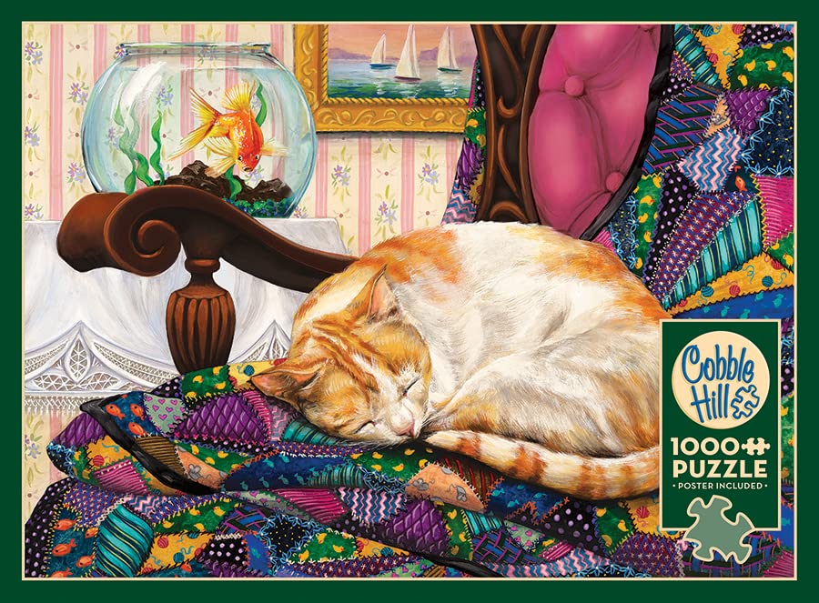 Rompecabezas de 1000 piezas Cobble Hill Sweet Dreams con póster incluido 5