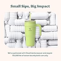 Vista 8 de Reduce 24 oz Stainless Steel Tumbler with Handle - Dual-Wall Vacuum Insulated Travel Mug, Sweat-Proof Lid & Reusable Straw - Keeps Drinks Cold for