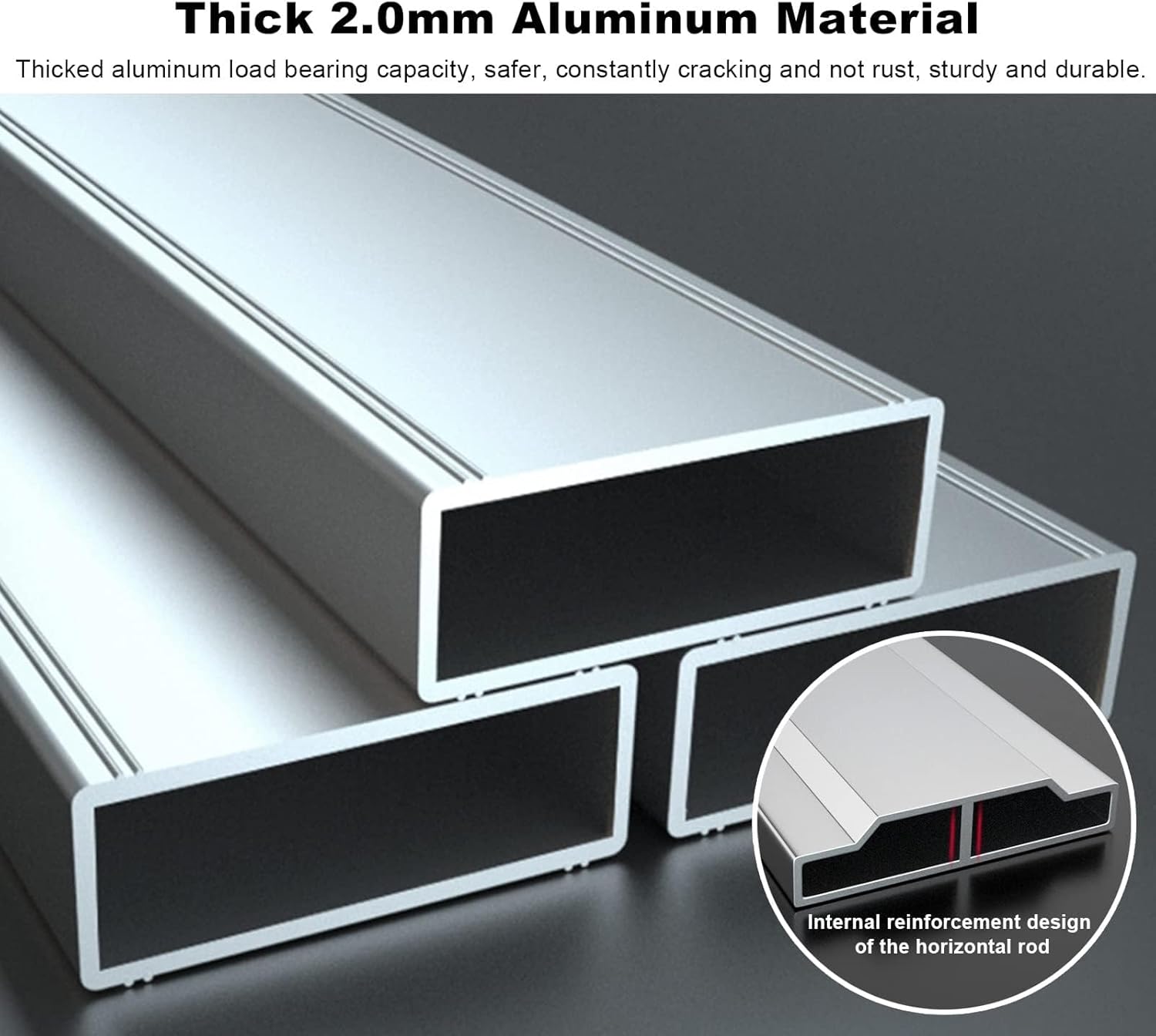 Heavy-Duty 4-Step Bunk Ladder with Safety Handrail – Adjustable Aluminum Loft Bed Ladder for RV, Travel Trailers & Campers